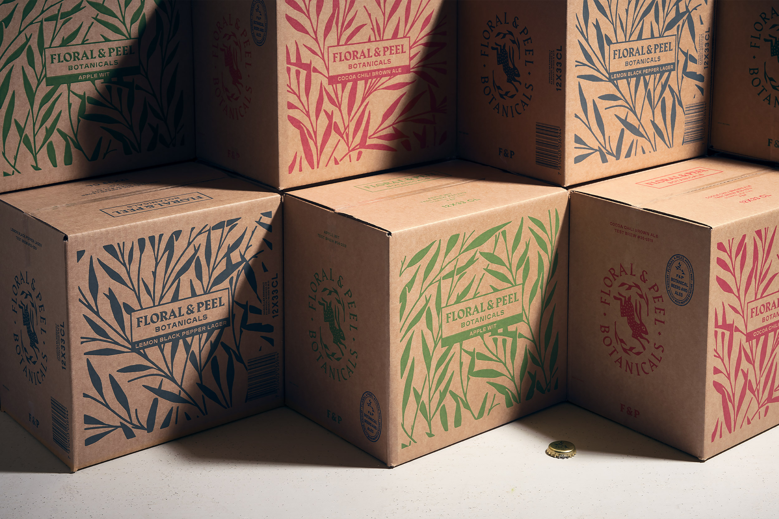 Neumeister packaging design botanicals beer cases