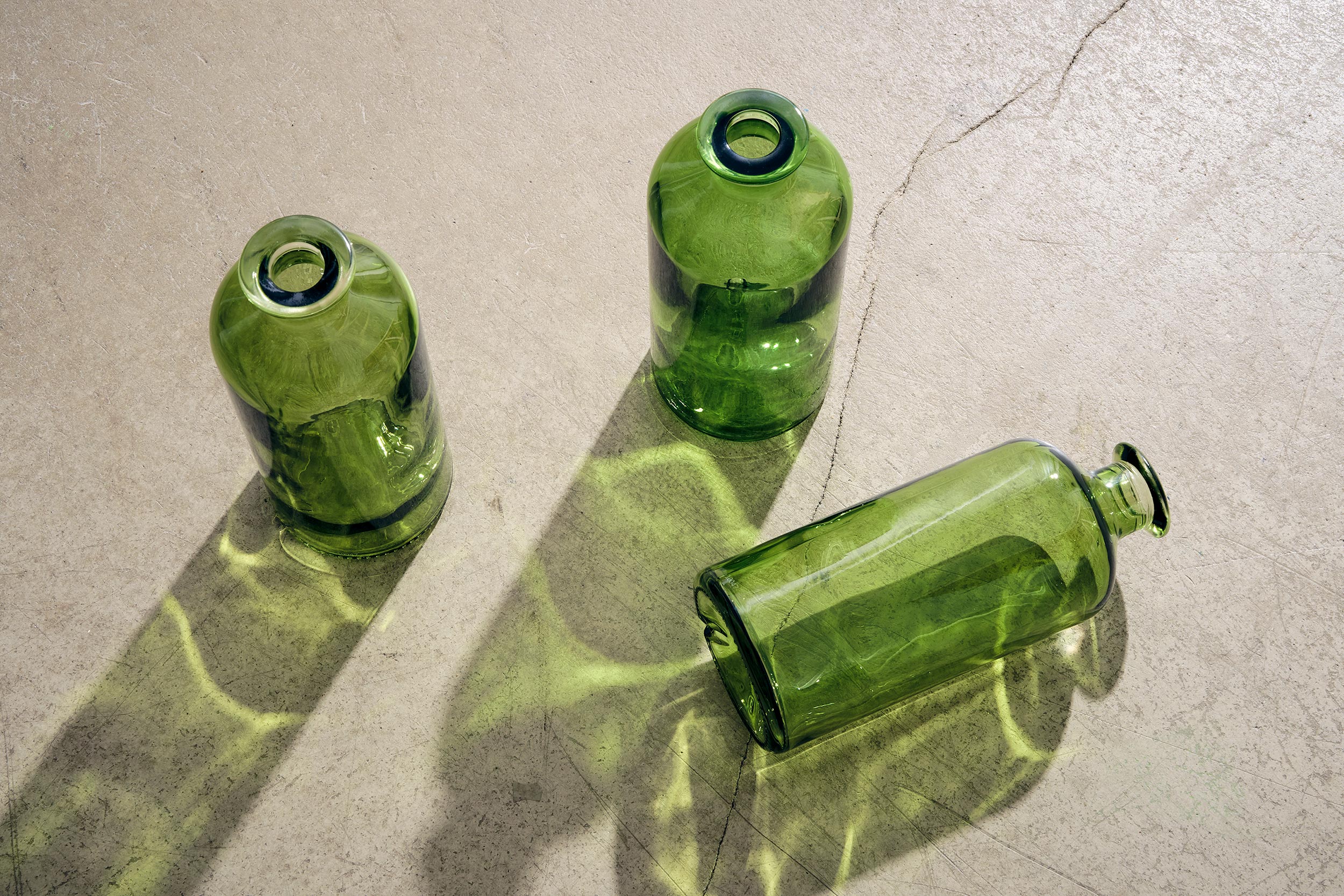 neumeister packaging design Lantmännen empty green bottles