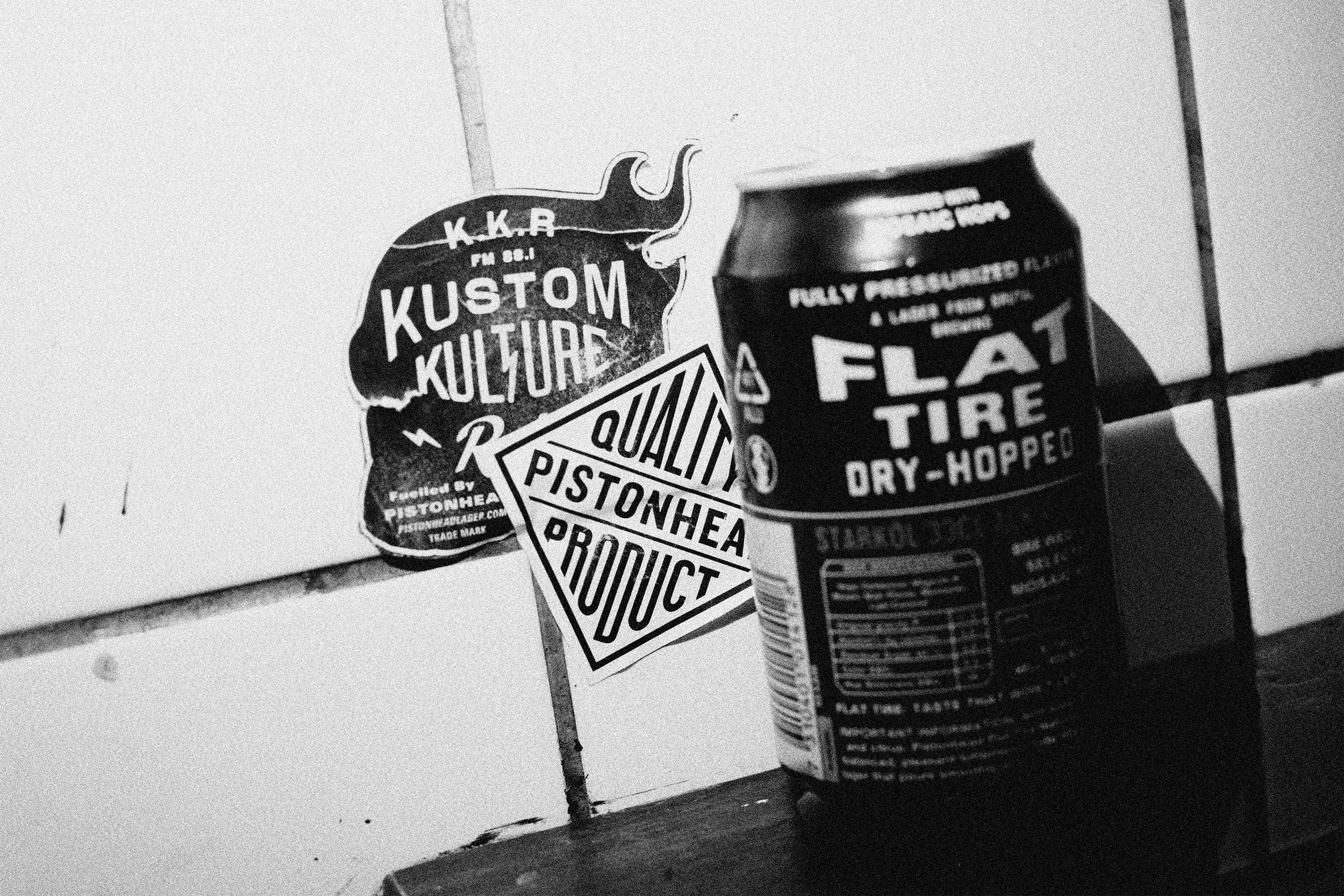 neumeister packaging design Pistonhead beer bottle stickers