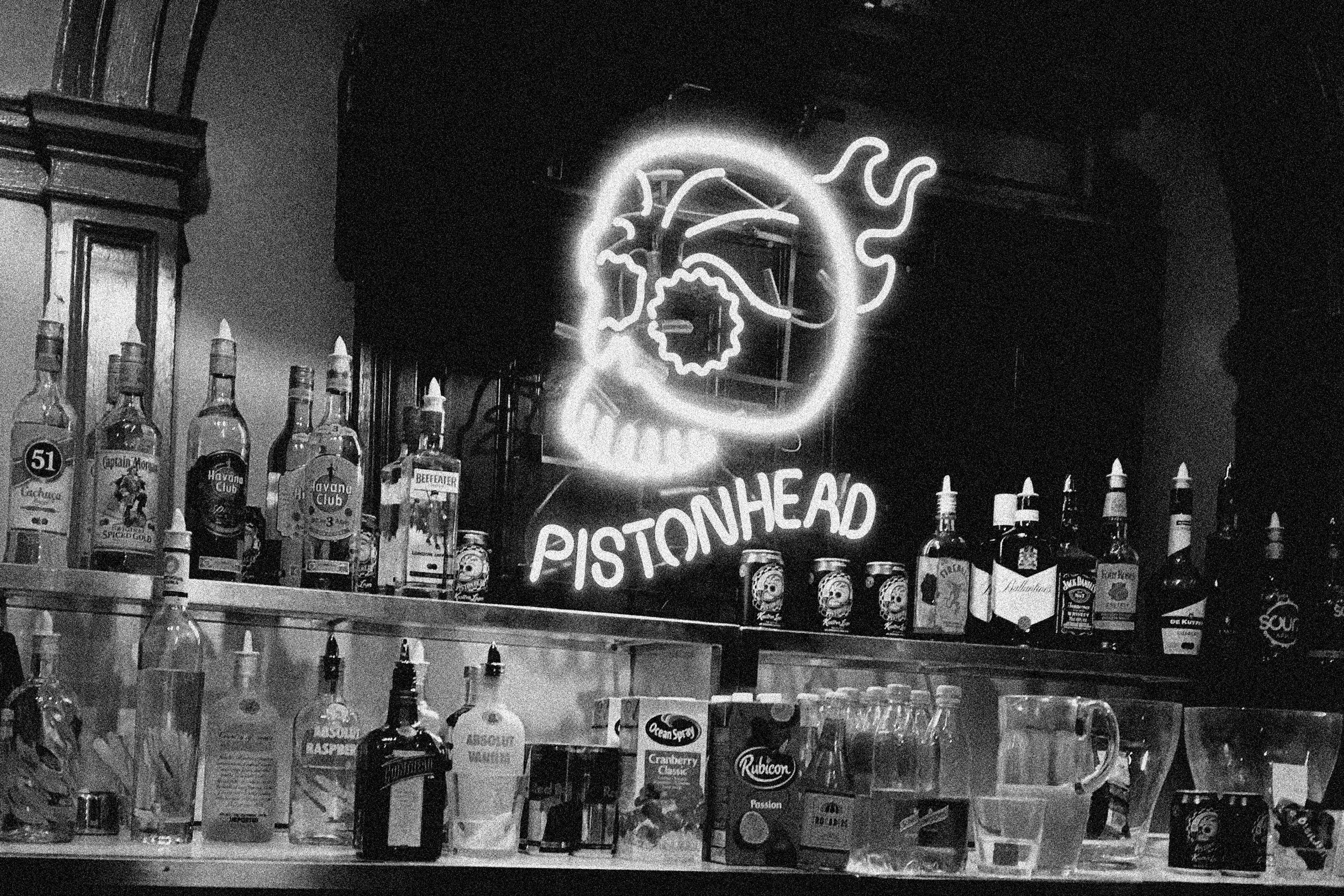 neumeister brand design Pistonhead logotype neon bar