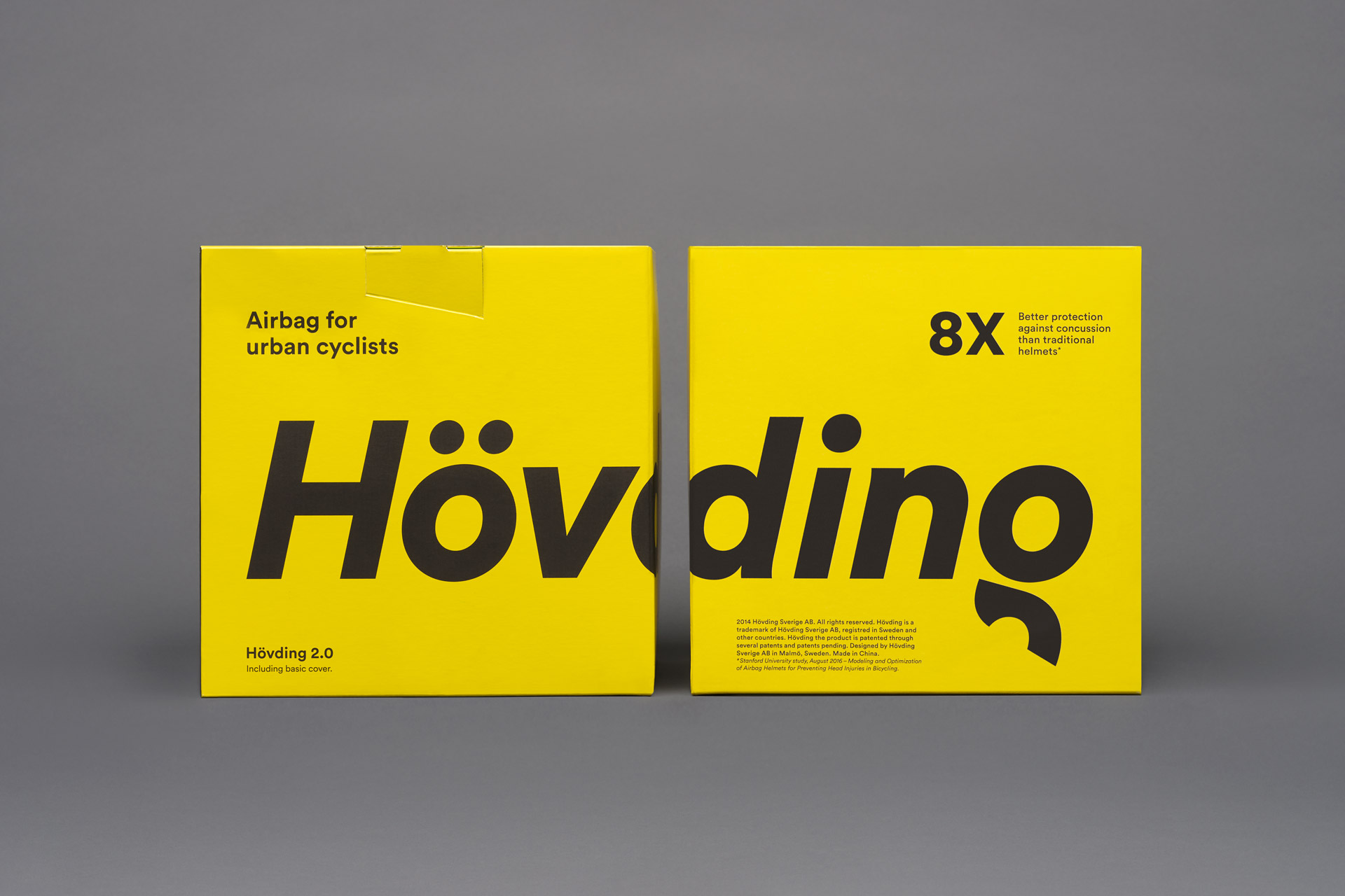 neumeister packaging design hövding boxes logotype